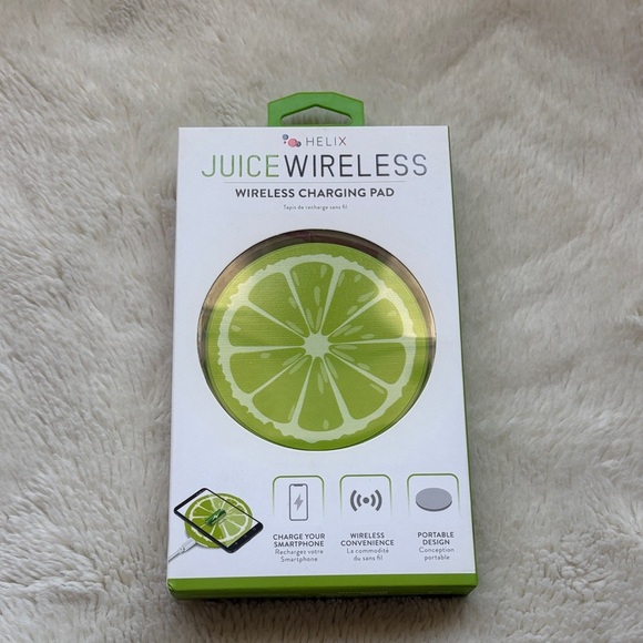 JUICE! Wireless Charging Pad | Lime Slice Design | Smart Power | New in Box - Picture 1 of 3